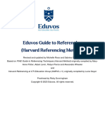 Eduvos Guide To Referencing (Harvard Referencing Method) 2023