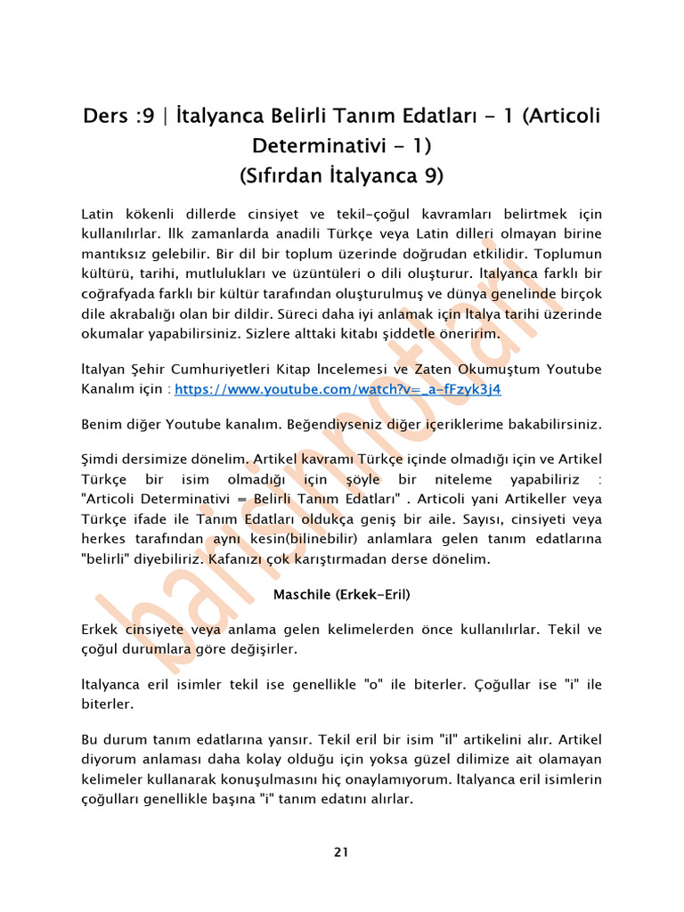 Sifirdan Italyanca 9 Pdf