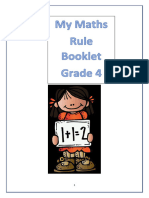 Grade 4 Maths Rule Book