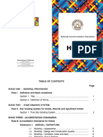 National Accommodation Standards for Hot
