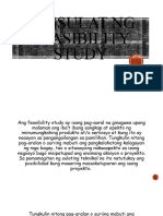 Pagsulat NG Feasibility Study