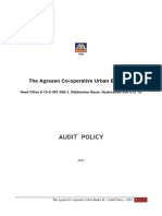 AGCUB - Audit Policy-2021