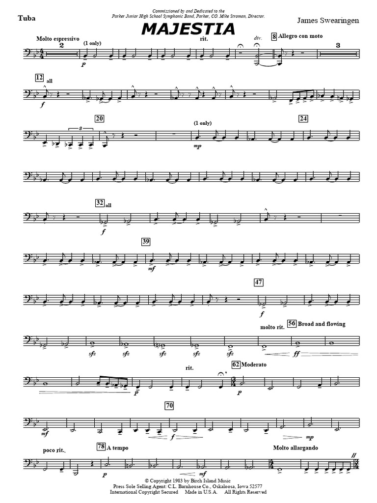Majestia James Swearingen Tuba Pdf