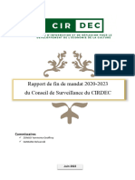 Rapport de Fin de Mandat - CS - 2020-2023 - CIRDEC - VF