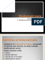 Endometriosis: Gynecology 5 Course 1 Obstetrical and Gynecological Clinic MMA