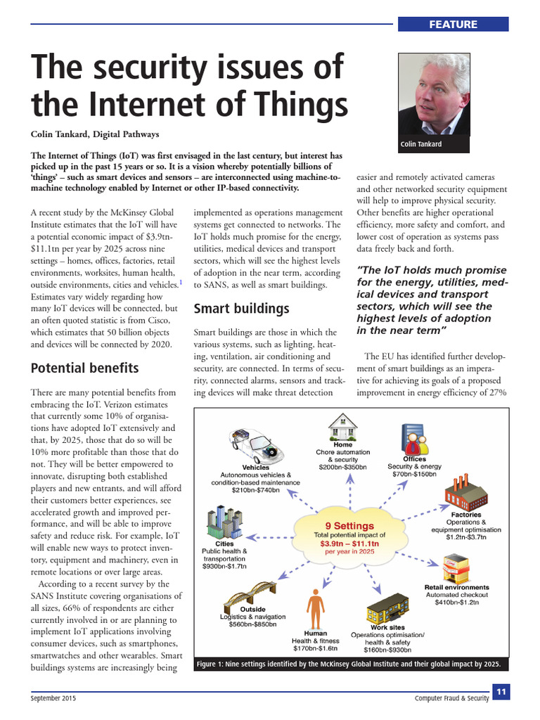 IoT Security Challenges & Solutions | PDF | Internet Of Things ...