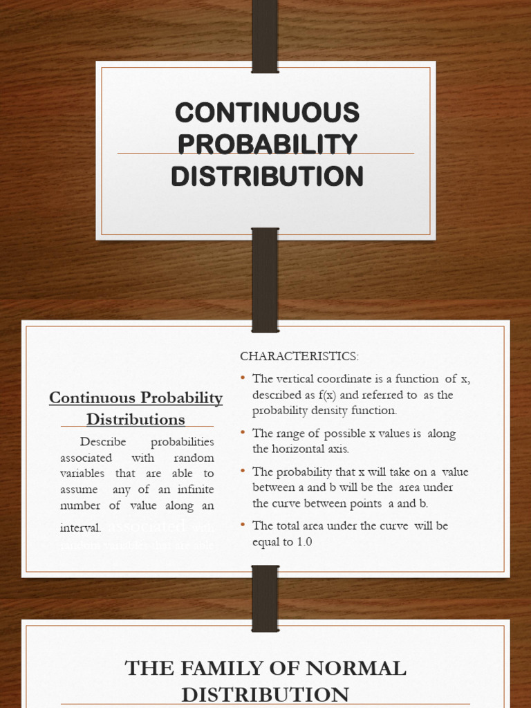 Characteristics of Normal Distributions | PDF | Probability ...