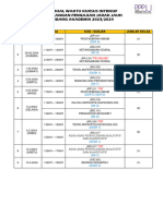 Jadual Kursus Intensif Sehingga 29.1.24