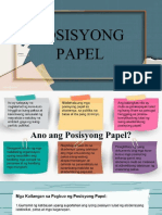 Posisyong-Papel