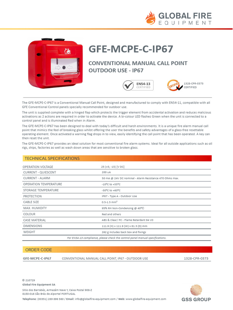 DT Gfemcpecip67 01 010003 en 210729 | PDF | Electricity | Equipment