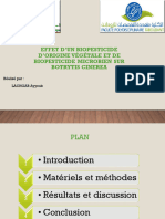 Effet d’un biopesticide d’origine végétale et de biopesticide 1