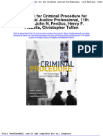 Test Bank For Criminal Procedure For The Criminal Justice Professional, 11th Edition, John N. Ferdico, Henry F. Fradella, Christopher Totten