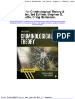 Full Test Bank For Criminological Theory A Text Reader 3Rd Edition Stephen G Tibbetts Craig Hemmens PDF Docx Full Chapter Chapter