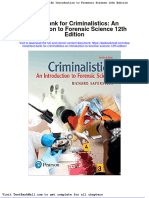 Full Test Bank For Criminalistics An Introduction To Forensic Science 12Th Edition PDF Docx Full Chapter Chapter