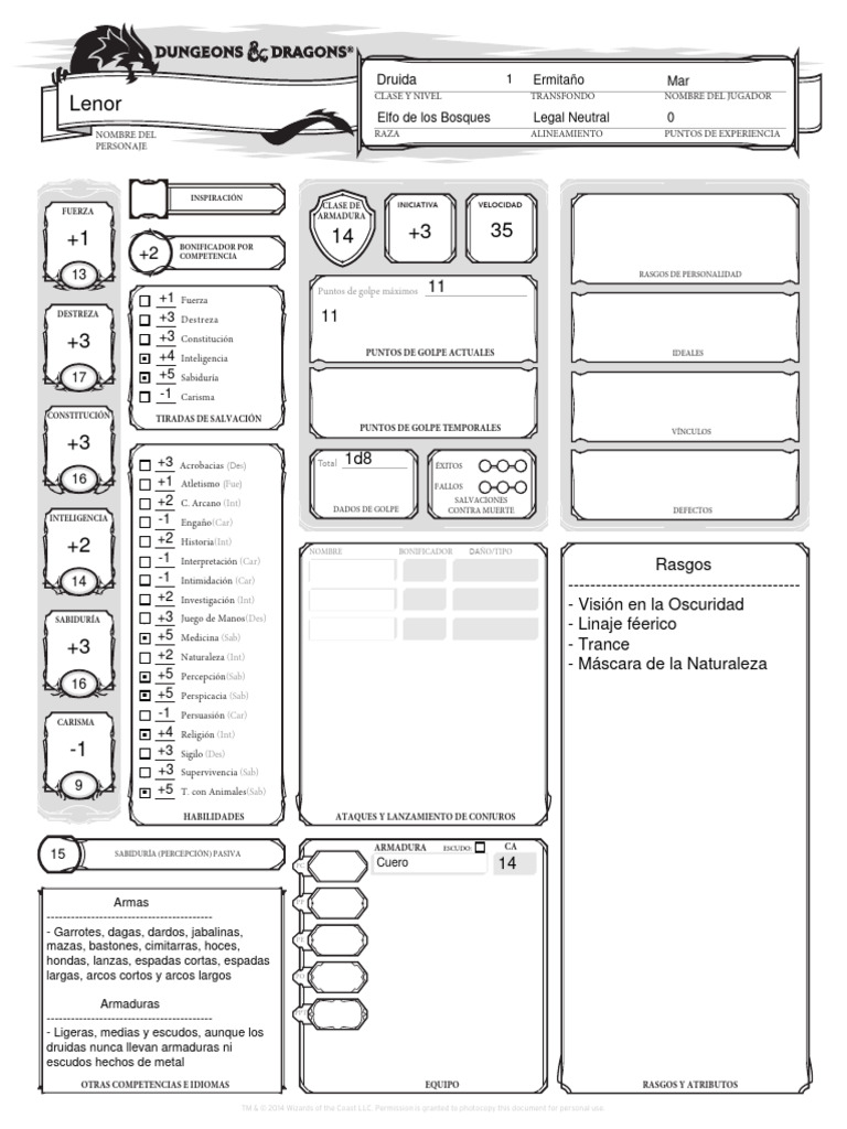 Ficha Lenor PDF
