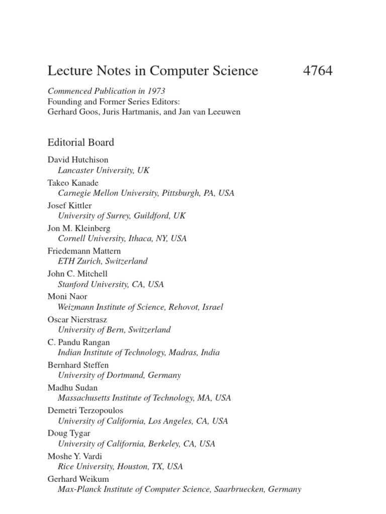 2007 Front Matter | PDF | Springer Science+Business Media | Test Driven ...