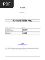 Manual MAGNETIC DESIGN TOOL