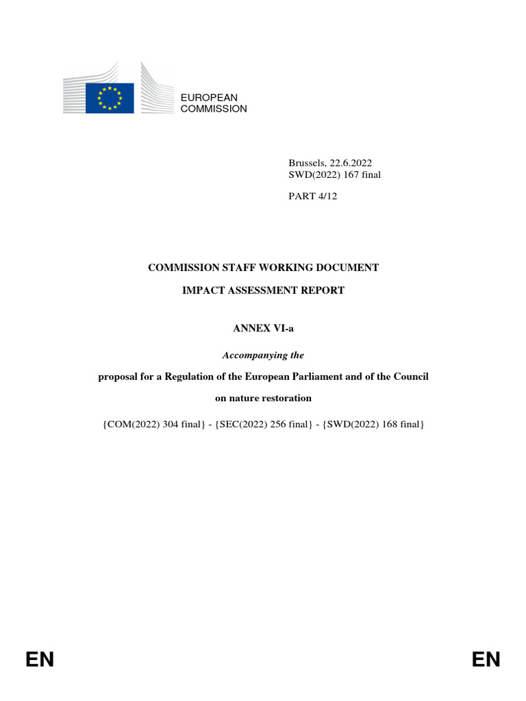 Impact Assessment Accompanying The Proposal Part 4 Pdf Wetland