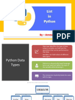 Session-5 List in Python