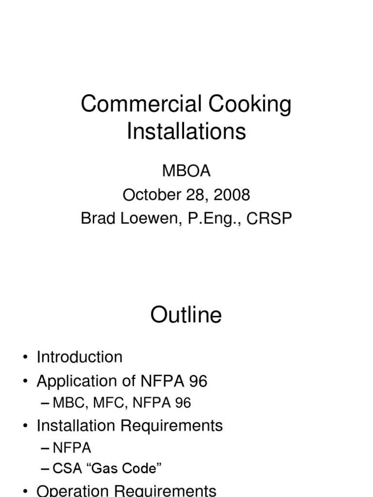 Commercial Kitchen Exhaust PDF Fire Sprinkler System Duct (Flow)