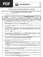 PROVA 47 - TÉCNICO DE SEGURANÇA DO TRABALHO JÚNIOR