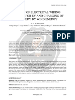 Design of Electrical Wiring Harness For EV and Charging of Battery by Wind Energy Ijariie20194