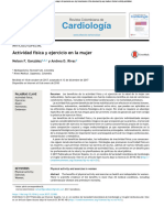 ACTIVIDAD FISICA Y EJERCICIO EN LA MUJER. N Gzalez y A Rivas. Revista Col. Cardiuología. 2018