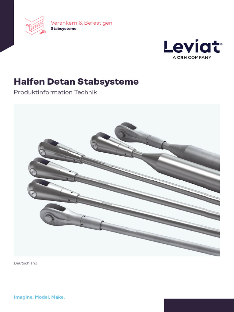 Halfen - DT - 23-DE, Stabsyteme Spannen | PDF