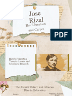Group 2 Lesson 3-Jose Rizal His Education and Career