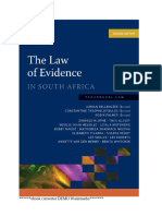 The Law of Evidence in South Africa 2e