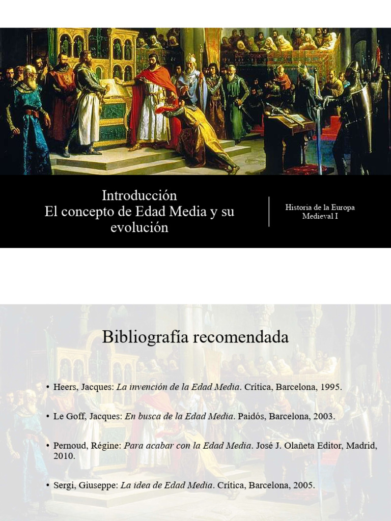 Evolución y Periodización de la Edad Media | PDF | Edades medias ...