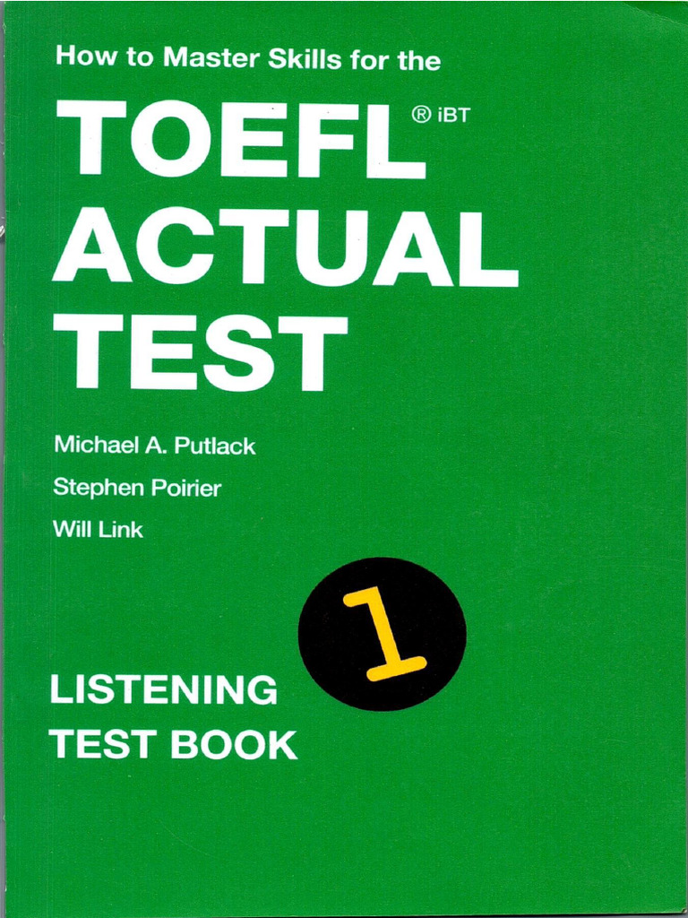 TOEFL Actual Test, Listening Test Book 1 - 0001 | PDF