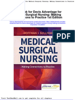 Full Test Bank For Davis Advantage For Medical Surgical Nursing Making Connections To Practice 1St Edition PDF Docx Full Chapter Chapter