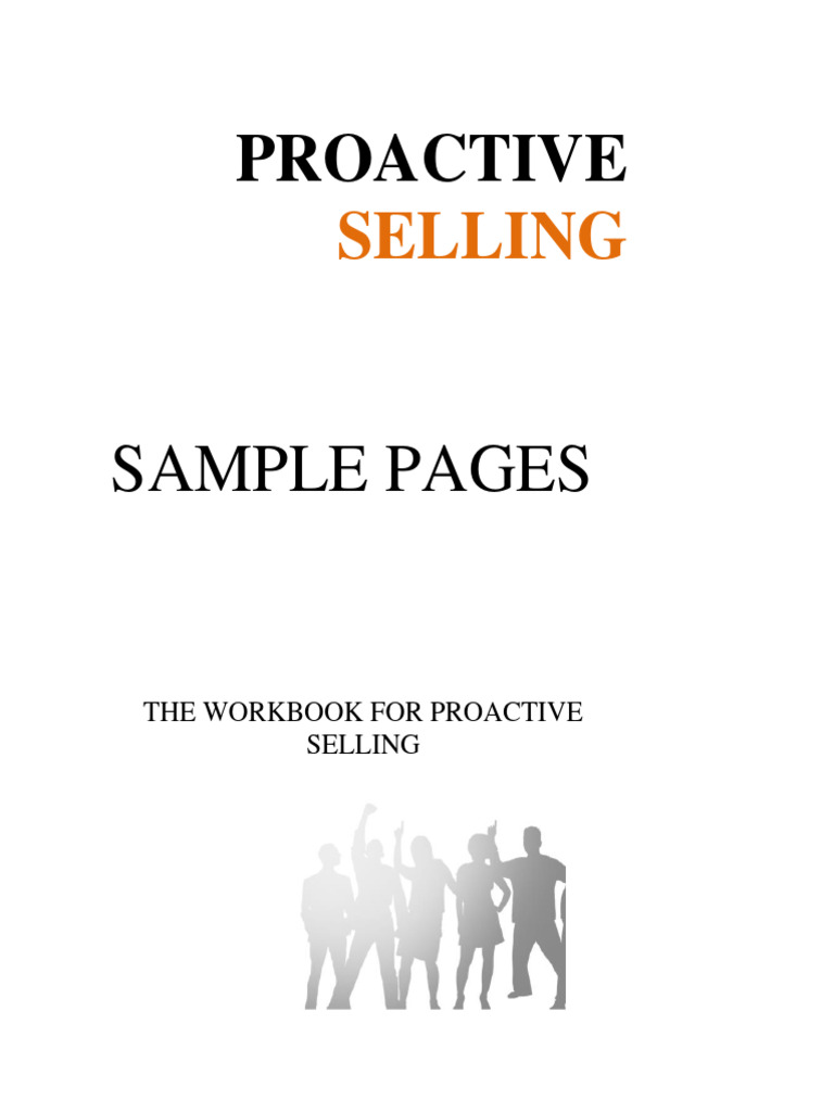 ProActive Selling Workbook Overview | PDF