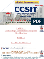 Unit - 5 Blood Banking Haematology