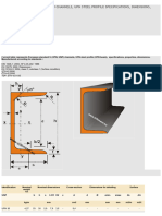 UPN (UNP) European Standard U Channels, UPN Steel Profile Specifications, Dimensions, Properties