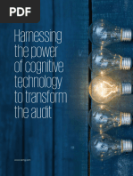 Harnessing The Power of Cognitive Technology To Transform The Audit