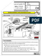 Devoir de Contrôle N°1 - Technologie - Poste Automatique de Sciage - 1ère AS (21-22) MR Aoun Akram