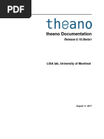 Theano Documentation