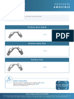 Flyer Tarif Prothese Amovible