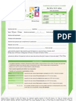 Perfil Sensorial 3 A 14 (Padres y Cuidadores)