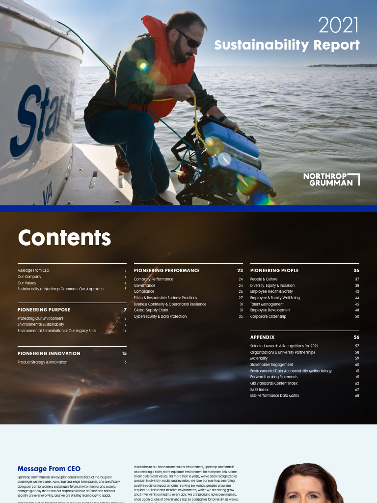 2021 NG Sustainability Report - Final | PDF | Sustainability ...