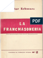 La Francmasoneria - Dieter Schwarz - Cuadernos de Formacion Integral Nº2 - Text