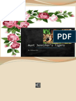 Aunt Jennifer's Tigers (Revised)
