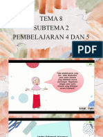 Tema 8 Subtema 2 Pembelajaran 4 Dan 5