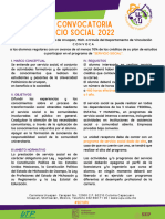 2da. Convocatoria Servicio Social Mayo Noviembre 2022
