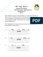 Class 3 Worksheet 15