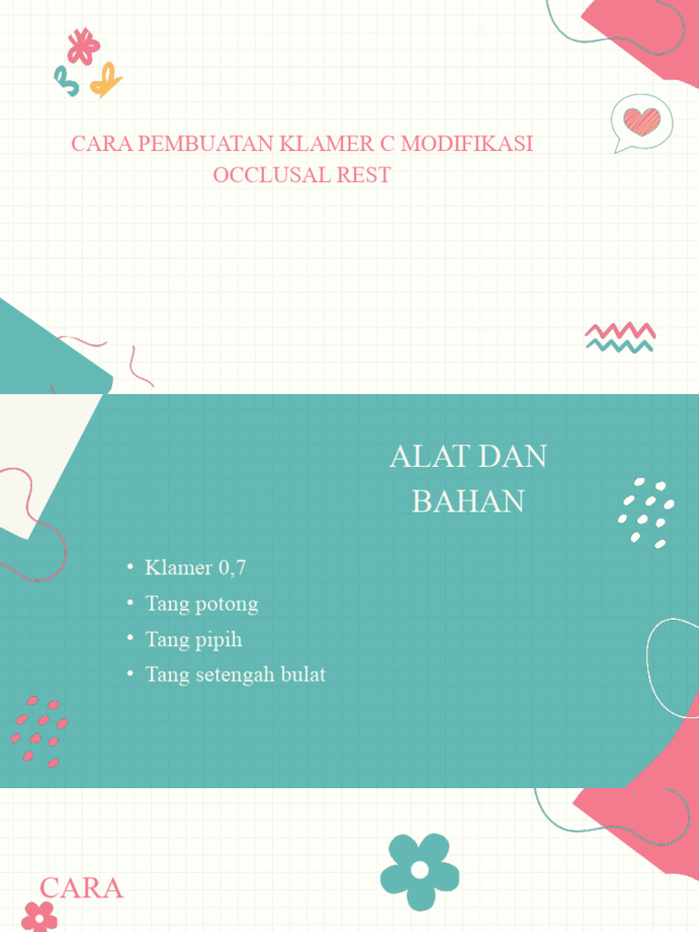 Panduan Pembuatan Klamer C Modifikasi | PDF