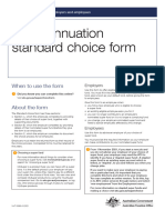 Superannuation Standard Choice Form: When To Use The Form