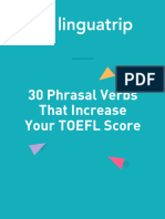 30 Phrasal Verbs - TOEFL Exam